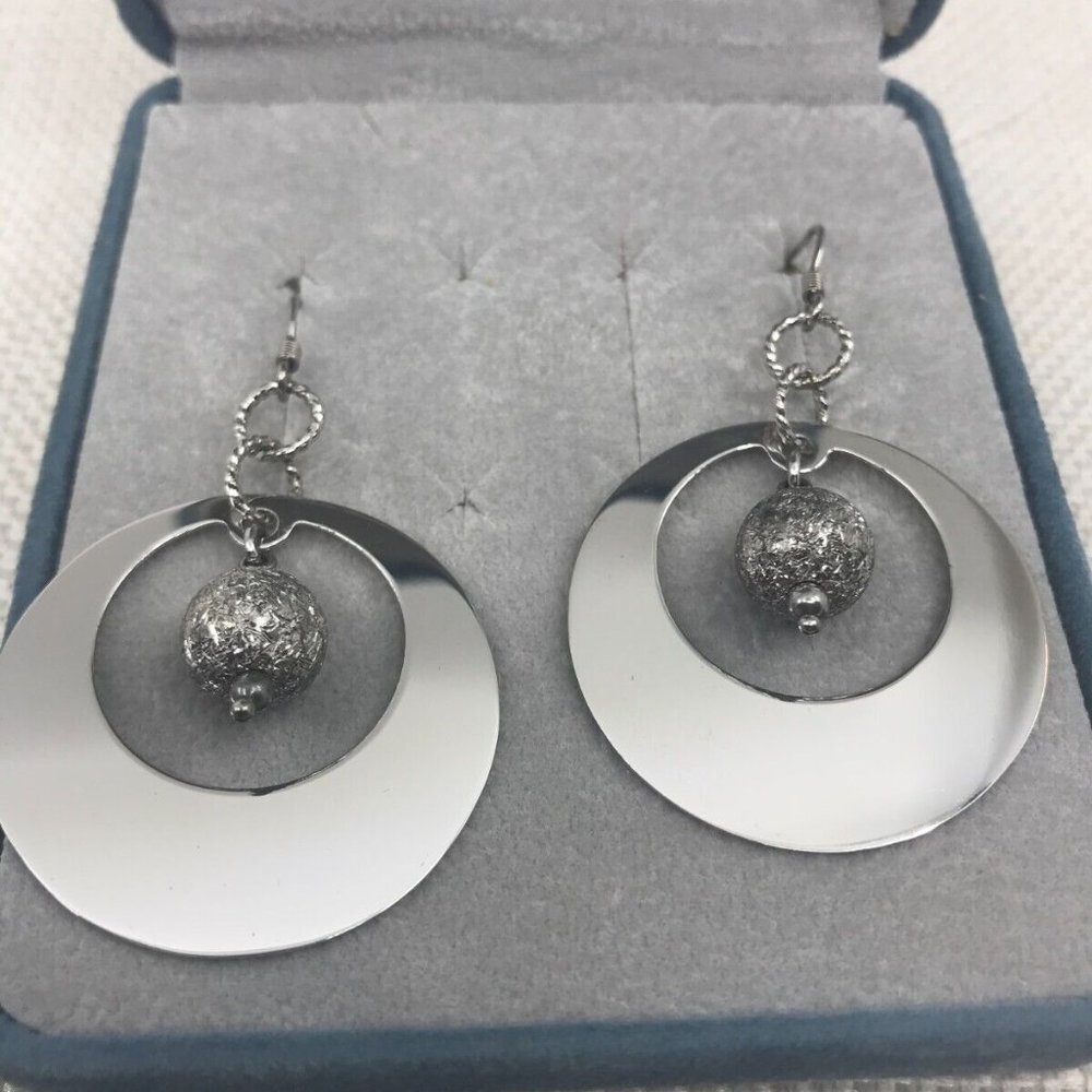 Estate Designer Paola Valentini QVC Sterling Silver Earrings